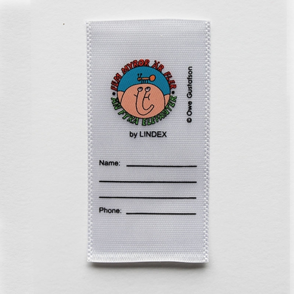 織邊帶洗水嘜訂做